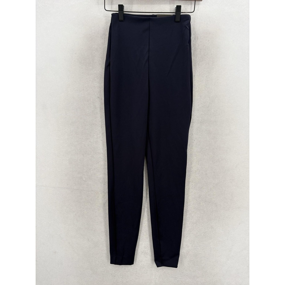 Express Body Contour Leggings Womens XS Blue Super High Rise Ankle Shaping NWT
